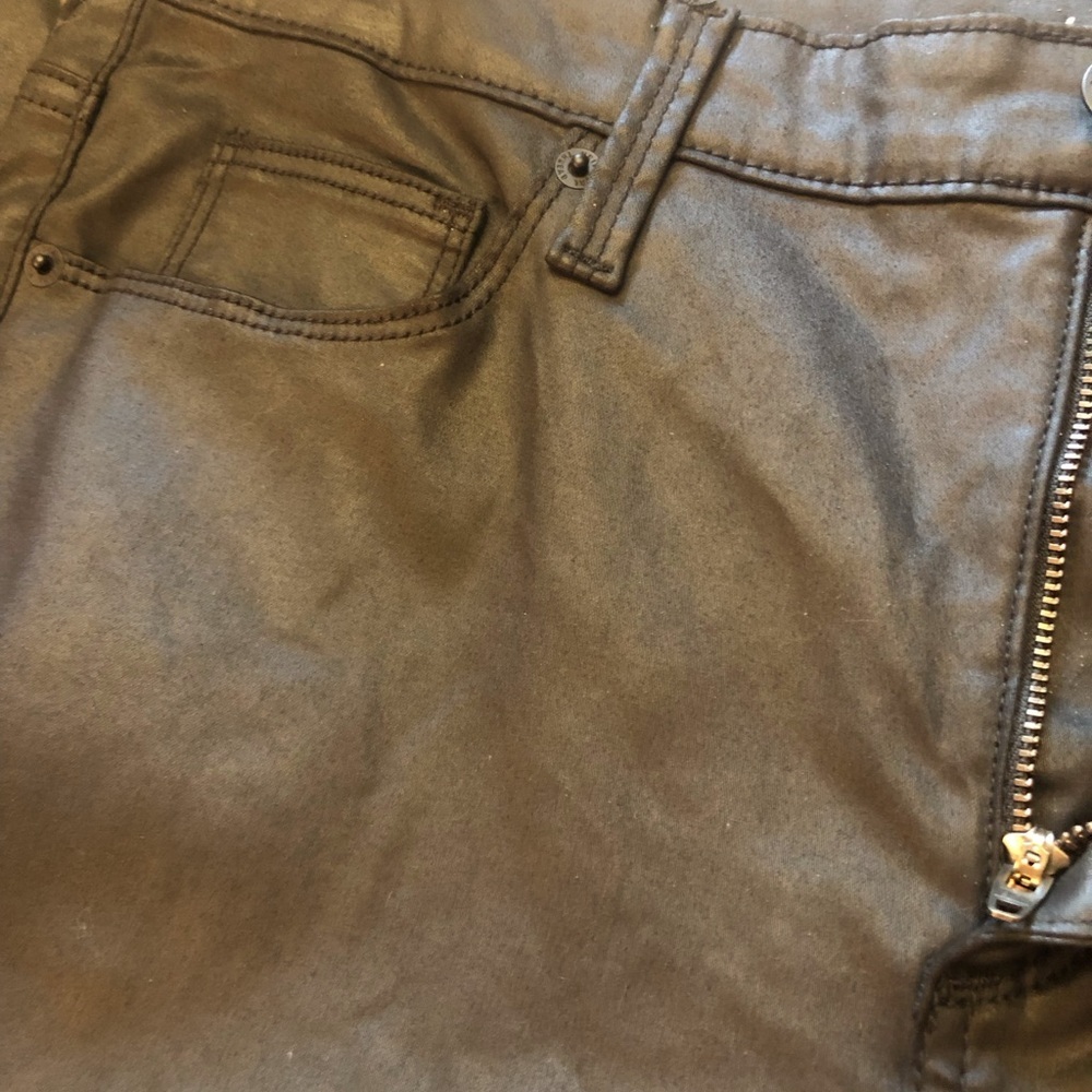 Faux Leather Pants Universal Thread - image 4